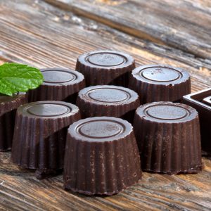 Home made dark chocolate